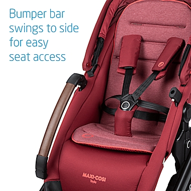 Maxi-Cosi&reg; Tayla&trade; Single Stroller in Red. View a larger version of this product image.