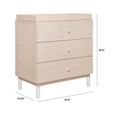 Babyletto Gelato 3-Drawer Changer Dresser in Washed Natural. View a larger version of this product image.