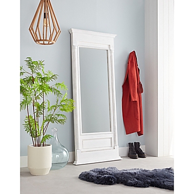 Bee &amp; Willow&trade; 72-Inch x 30-Inch Rectangular Leaner Mirror in White. View a larger version of this product image.