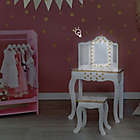 Alternate image 9 for Fantasy Fields by Teamson Kids Polka Dot Prints Gisele Play Vanity Set with LED Mirror
