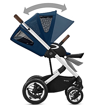 Cybex Talos S Lux Single Stroller in Navy. View a larger version of this product image.