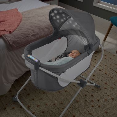 Fisher-Price&reg; Soothing View&trade; Midnight Eucalyptus Projection Bassinet. View a larger version of this product image.