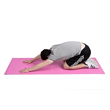 Mind Reader Exercise Yoga Mat with Strap in Purple. View a larger version of this product image.