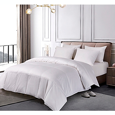 1000-Thread-Count Pima Cotton Full/Queen Down Comforter in White. View a larger version of this product image.