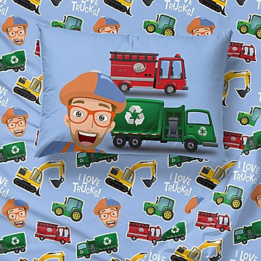 Blippi Machine Fun 4-Piece Toddler Bedding Set. View a larger version of this product image.