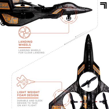 Sharper Image&reg; Thunderbolt Jet X Drone in Grey/White. View a larger version of this product image.