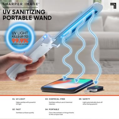Sharper Image&reg; Travel Sanitizing Wand. View a larger version of this product image.