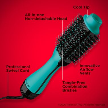 Revlon&reg; Salon One-Step&trade; Volumizer and Hair Dryer Brush in Teal. View a larger version of this product image.