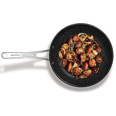 Starfrit the Rock Stainless Steel Fry Pan with Stainless Steel Handle. View a larger version of this product image.