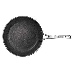 Starfrit the Rock Nonstick Stainless Steel Fry Pan with Silicone Handle