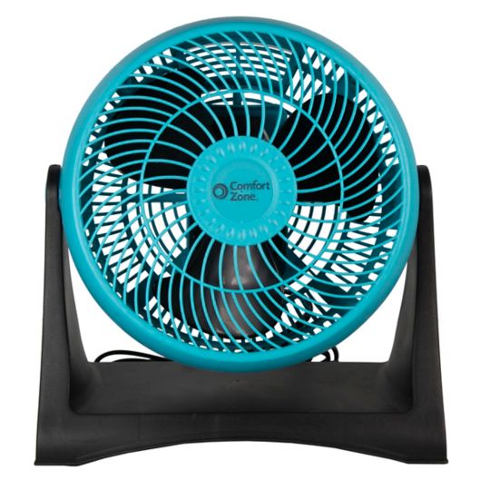 Comfort Zone 11 Inch Turbo High Velocity Fan In Teal Bed Bath Beyond