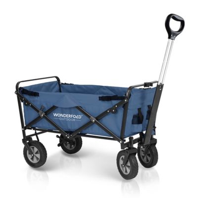 WonderFold&reg; S1 Basic Outdoor Folding Utility Wagon in Blue