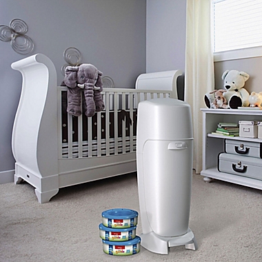 Playtex&reg; Diaper Genie&reg; Elite Diaper Pail in White. View a larger version of this product image.