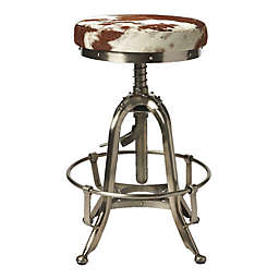 Butler Specialty Company Industrial Chic Swivel Bar Stool in Brown