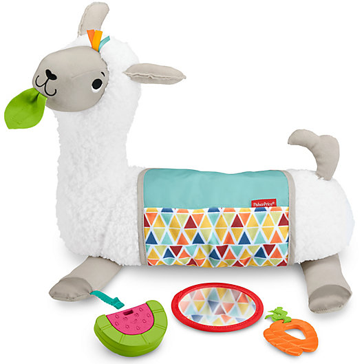 Alternate image 1 for Fisher-Price® Llama Grow-with-Me Tummy Time Play Pillow