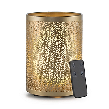 SpaRoom&reg; Opulence Essential Oil Diffuser with Remote Control in Gold. View a larger version of this product image.