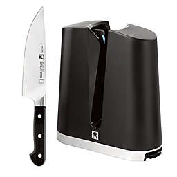 Zwilling® Pro 7-Inch Chef's Knife and V-Edge Sharpener Set