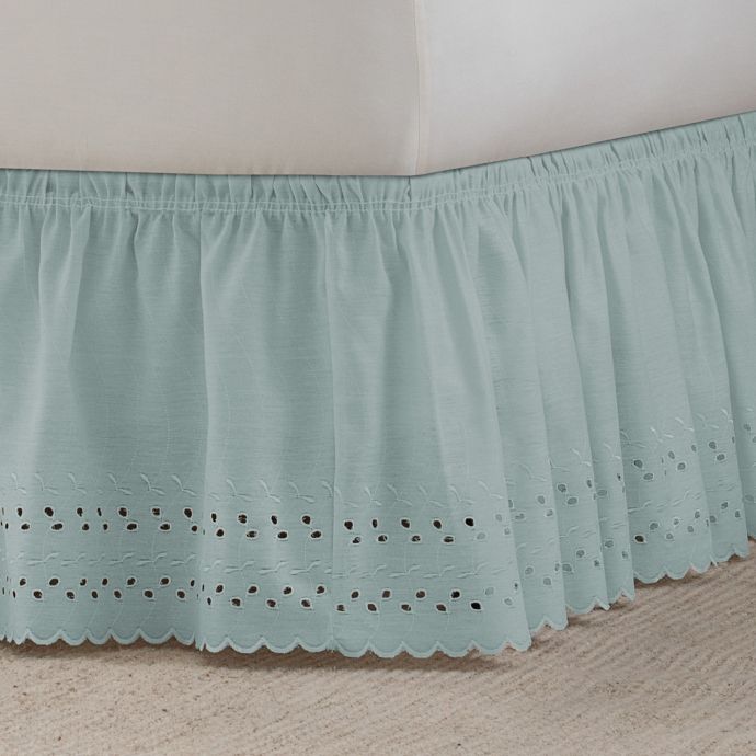 EasyFit™ Eyelet Ruffled Bed Skirt Bed Bath and Beyond Canada