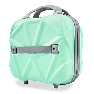 AMKA Gem 2-Piece Hardside Spinner Carry-On Cosmetic Luggage Set in Mint. View a larger version of this product image.