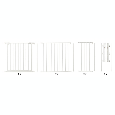 BabyDan&reg; FLEX Extra-Large Safety Gate in White. View a larger version of this product image.