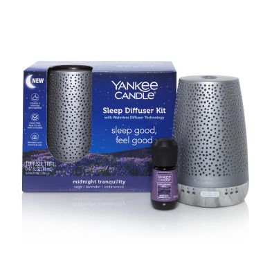 Yankee Candle&reg; Sleep Diffuser Kit in Silver. View a larger version of this product image.