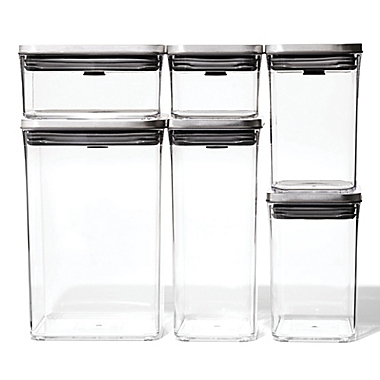 OXO Steel POP 6-Piece Container Set. View a larger version of this product image.