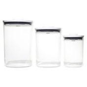 OXO Good Grips&reg; 3-Piece POP Round Canister Set in White