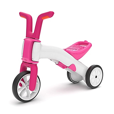 Chillafish Bunzi Gradual Balance Bike and Tricycle in Pink. View a larger version of this product image.