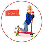 Alternate image 9 for Chillafish Skatieskootie 2-in-1 Skateboard and Scooter in Red