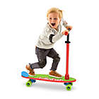 Alternate image 1 for Chillafish Skatieskootie 2-in-1 Skateboard and Scooter in Red