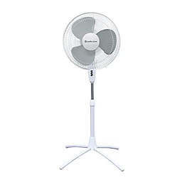 Comfort Zone CZST185WT 18-Inch Oscillating Pedestal Fan in White