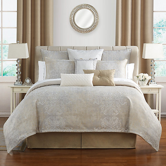 Alternate image 1 for Waterford® Maritana 4-Piece Reversible Comforter Set