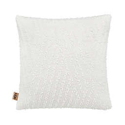 UGG® Inyo Square Throw Pillow in Snow