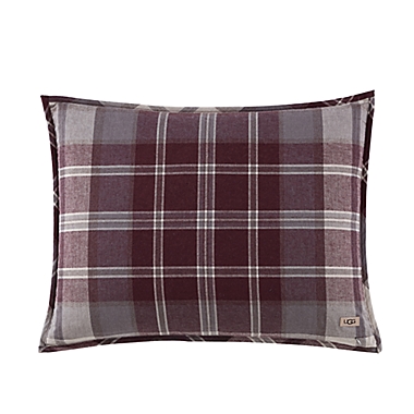 UGG&reg; Beacon 3-Piece Full/Queen Quilt Set in Cabernet Plaid. View a larger version of this product image.