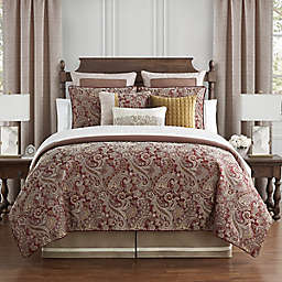 Waterford® Danehill 4-Piece Reversible Queen Comforter Set in Red