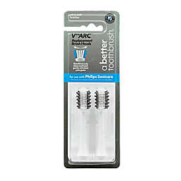 V++ARC™ Replacement Brush Heads for Philip Sonicare® in White (Set of 2)