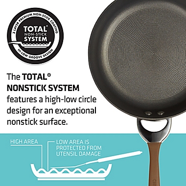 Circulon&reg; Symmetry&trade; Hard Anodized Nonstick 3.5-Quart Straining Saucepans. View a larger version of this product image.