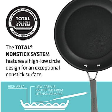 Circulon&reg; Elementum&trade; Nonstick 10-Inch x 18-Inch Double Burner Griddle in Oyster Grey. View a larger version of this product image.