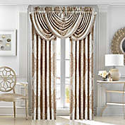 J. Queen New York&trade; La Scala 2-Pack 95-Inch Rod Pocket Window Curtain Panels in Gold