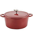 Alternate image 1 for Ayesha Curry 6 qt. Cast Iron Dutch Oven in Sienna Red