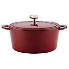 Alternate image 2 for Ayesha Curry 6 qt. Cast Iron Dutch Oven in Sienna Red