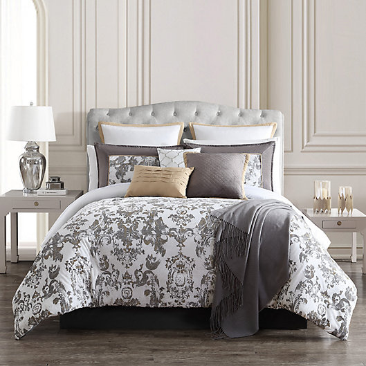 Reverie 14 Piece Comforter Set In Grey, What Size Comforter For A Split King Bed