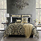 Alternate image 0 for Saraya 14-Piece Full Comforter Set in Black/Gold