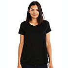 Alternate image 0 for A Pea in the Pod Small Pull Over Open Front Nursing Tee in Black