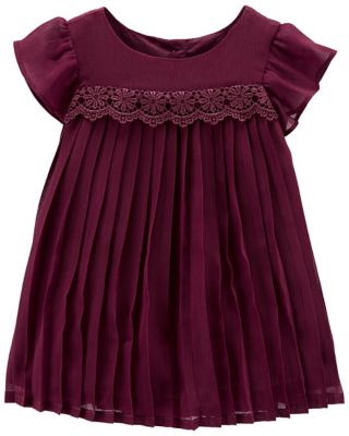 burgundy baby clothes