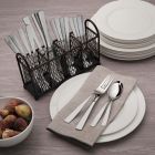 Alternate image 1 for Gourmet Basics by Mikasa&reg; Danford 24-Piece Satin Flatware with Caddy