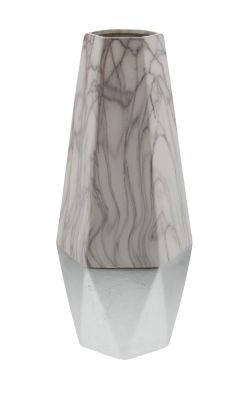 Ridge Road D&eacute;cor Tall Geometric Ceramic Vase