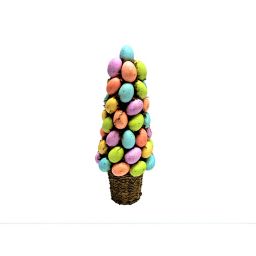 20-Inch Easter Egg Topiary Tree