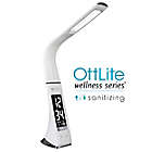 Alternate image 1 for OttLite&reg; Sanitizing Thrive LED Desk Lamp with Clock in White