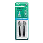 Alternate image 0 for V++MAX&trade; Replacement Brush Heads for A Better Toothbrush in Black (Set of 2)